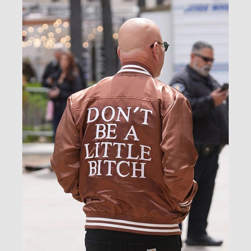 Howie Mandel America’s Got Talent Brown Jacket Jacket unisex detail view 3 | Dash Racegear — Howie Mandel brown jacket on America’s Got Talent