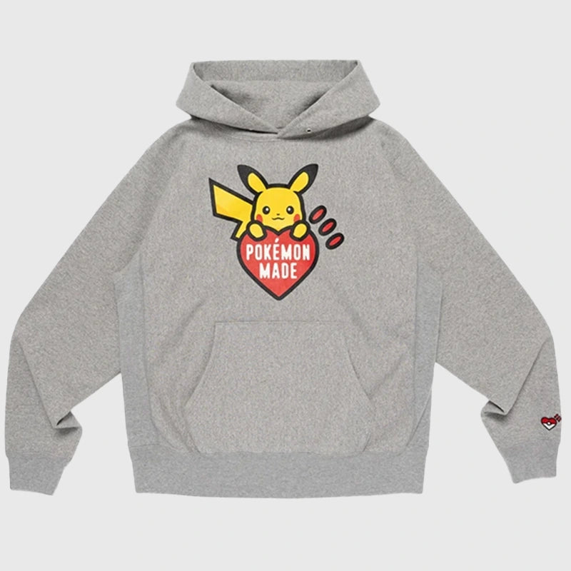 Human Made x Pokemon Hoodie Hoodie unisex detail view 2 | Dash Racegear — Pokémon meets Human Made in this nostalgic graphic pullover