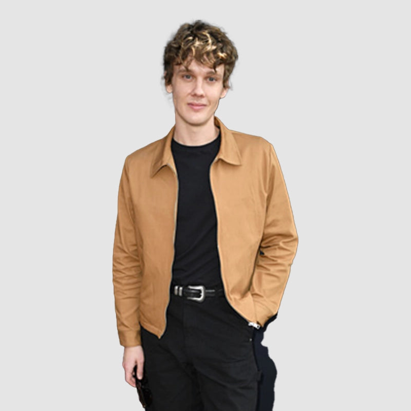 TUDUM 2025 Hunter Doohan Jacket Jacket unisex detail view 2 | Dash Racegear — Hunter Doohan brown leather jacket from TUDUM 2025