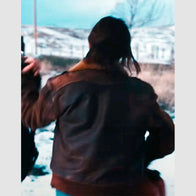 Hurry Up Tomorrow 2025 Jenna Ortega Leather Jacket Leather Jacket unisex detail view 2 | Dash Racegear — Hurry Up Tomorrow Leather Jacket – Worn by Jenna Ortega