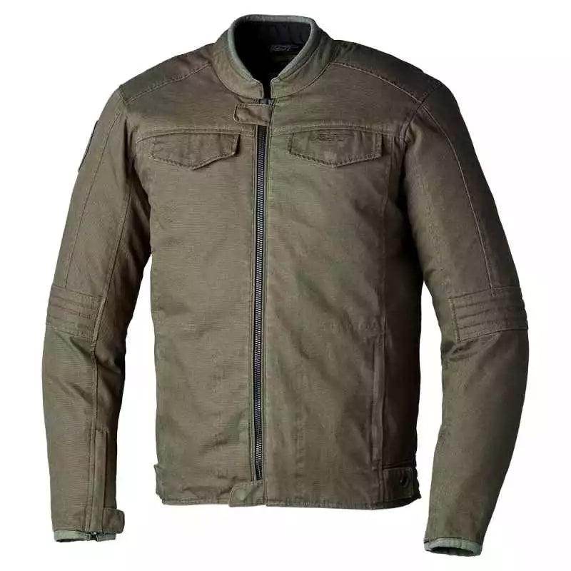 IOM TT CROSBY 2 CE MENS TEXTILE JACKET - OLIVE - UK 52 / EUR 62 / INTL 4XL
