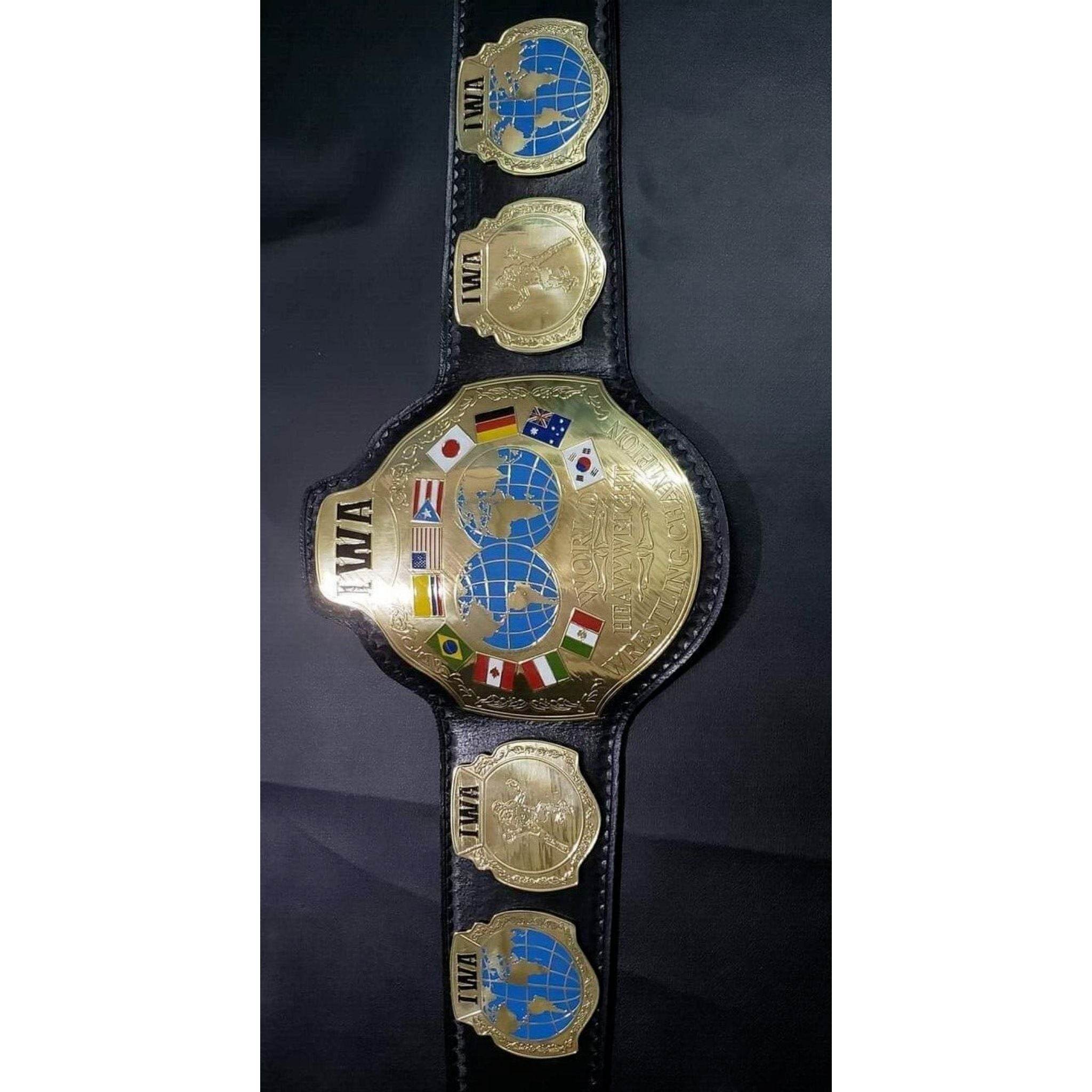 IWA Wrestling Championship Inspired Title Belt - 2 | Dash Racegear