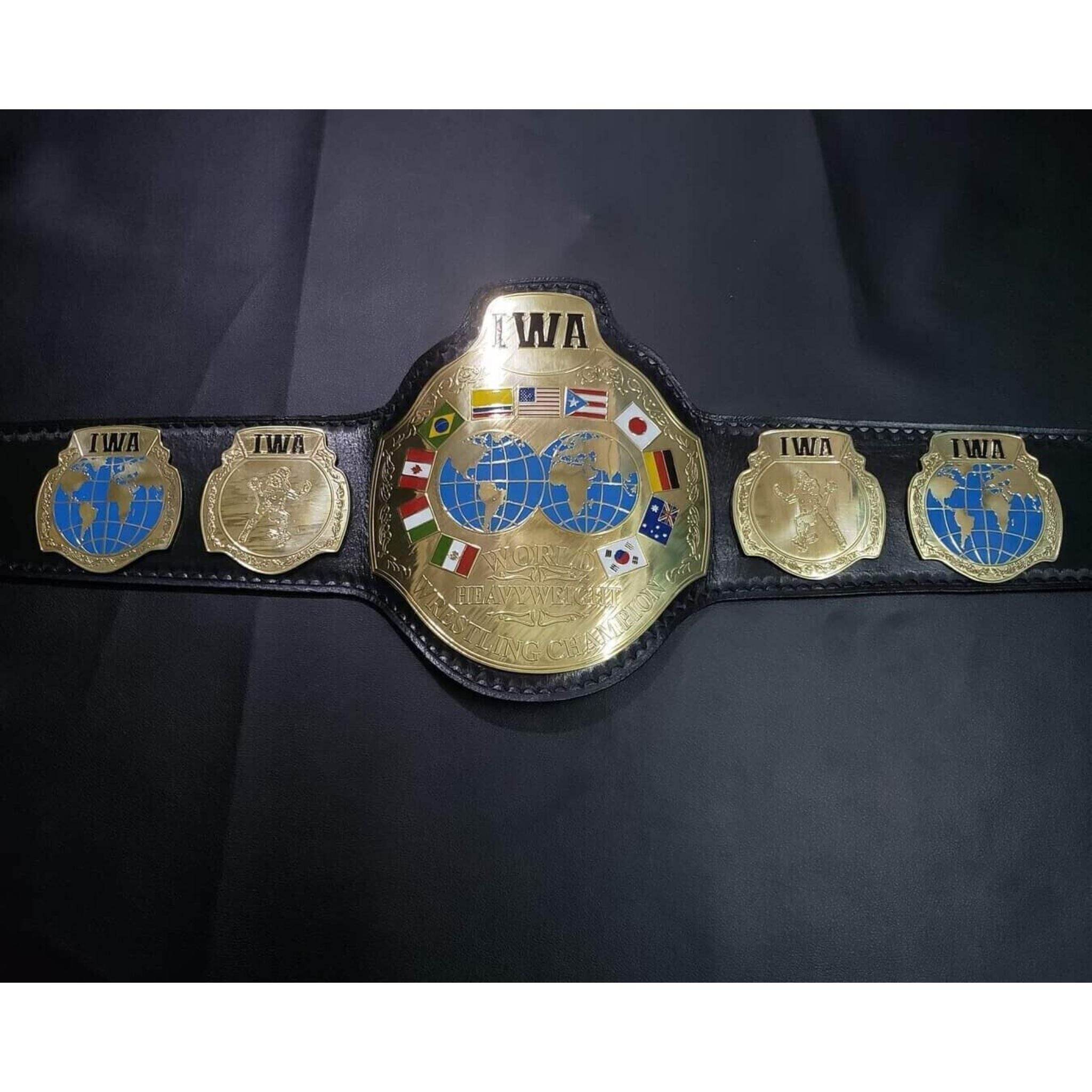 IWA Wrestling Championship Inspired Title Belt - 3 | Dash Racegear