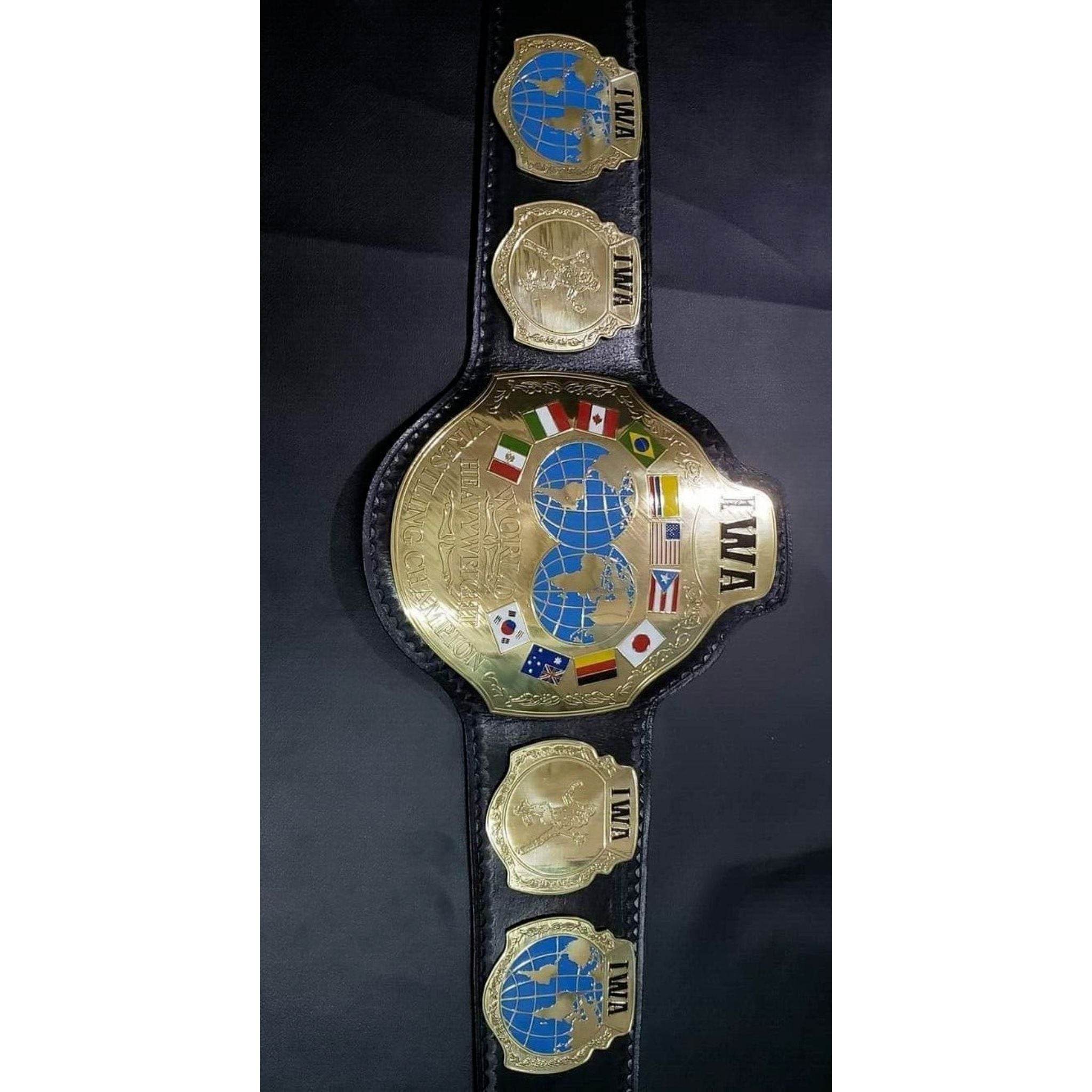 IWA Wrestling Championship Inspired Title Belt - 4 | Dash Racegear