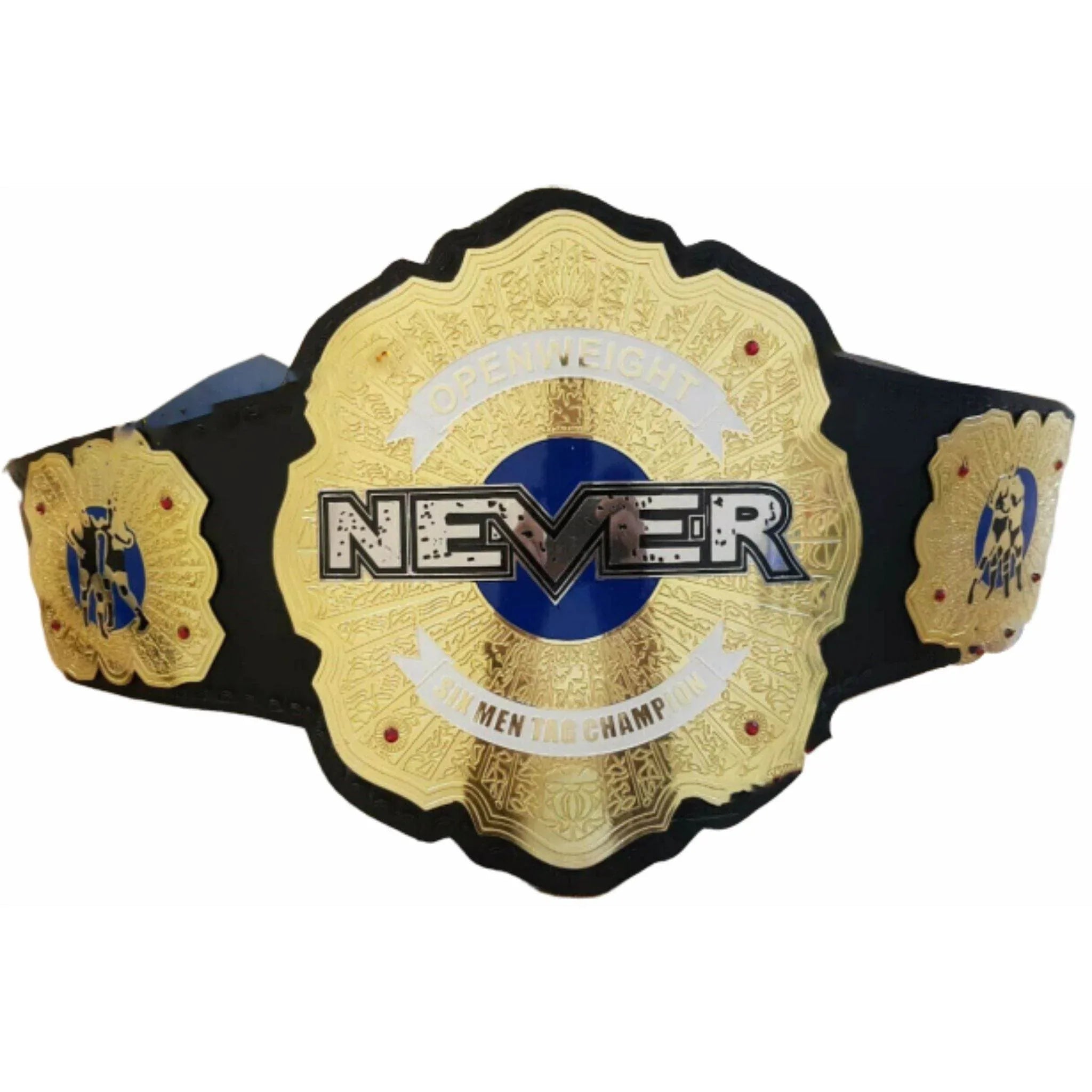 IWGP NEVER Openweight 6-Man Tag Team Championship Title Belt - 1 | Dash Racegear