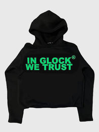 In Glock We Trust Hoodie Hoodie unisex front product view | Dash Racegear — Black Billionaire Studios In Glock We Trust Hoodie, soft, stylish, and perfect for casual streetwear looks.