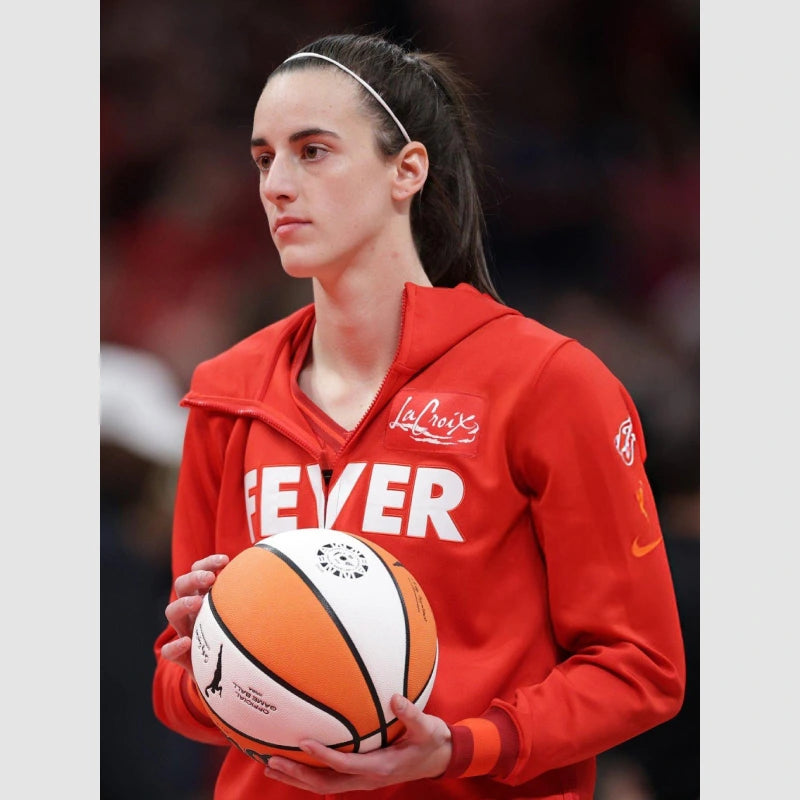 Indiana Fever Caitlin Clark Red Hoodie Hoodie unisex detail view 3 | Dash Racegear — Caitlin Clark Fever Hoodie – Red Game Day Look
