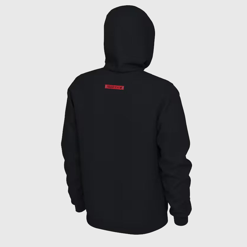 Indiana Fever Nike Black Club Hoodie Hoodie unisex detail view 3 | Dash Racegear — Rep the Fever – Nike Club Hoodie in Stealth Black