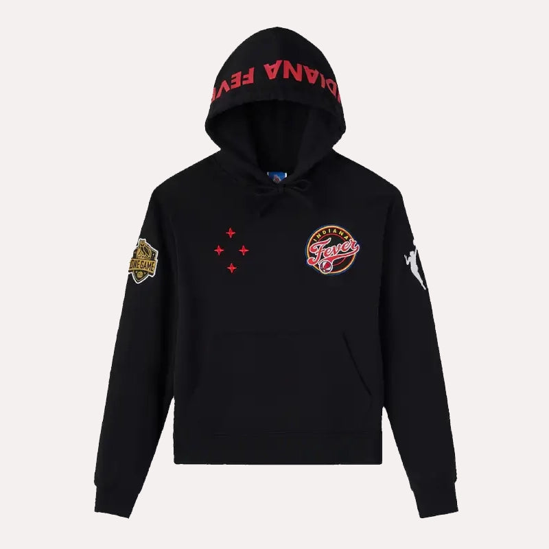 Indiana Fever Women’s OVO x WNBA Hoodie Hoodie unisex detail view 2 | Dash Racegear — OVO x WNBA Hoodie – Indiana Fever Women’s Edition