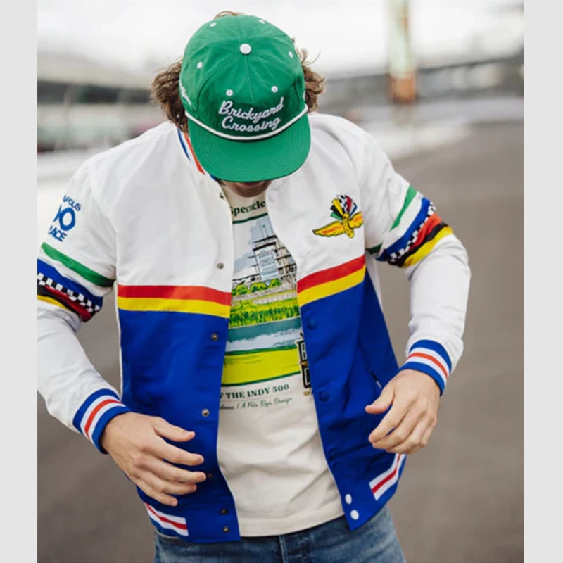 Lexie Hull Indy 500 Jacket Jacket unisex detail view 4 | Dash Racegear — Lexie Hull Indianapolis 500 Track Jacket