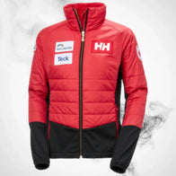 Ski Insulation Jacket Helly Hansen World Cup Insulator Jacket Red - 2023/24 | Dash Racegear