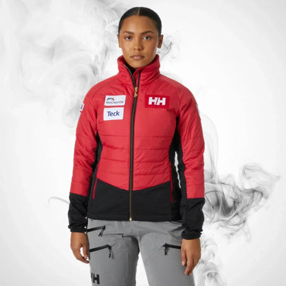 Ski Insulation Jacket Helly Hansen World Cup Insulator Jacket Red - 2023/24 | Dash Racegear
