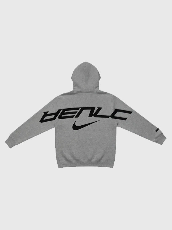 JHope Nike x BTS Hoodie Hoodie unisex detail view 4 | Dash Racegear — back image of JHope Nike x BTS Hoodie Grey