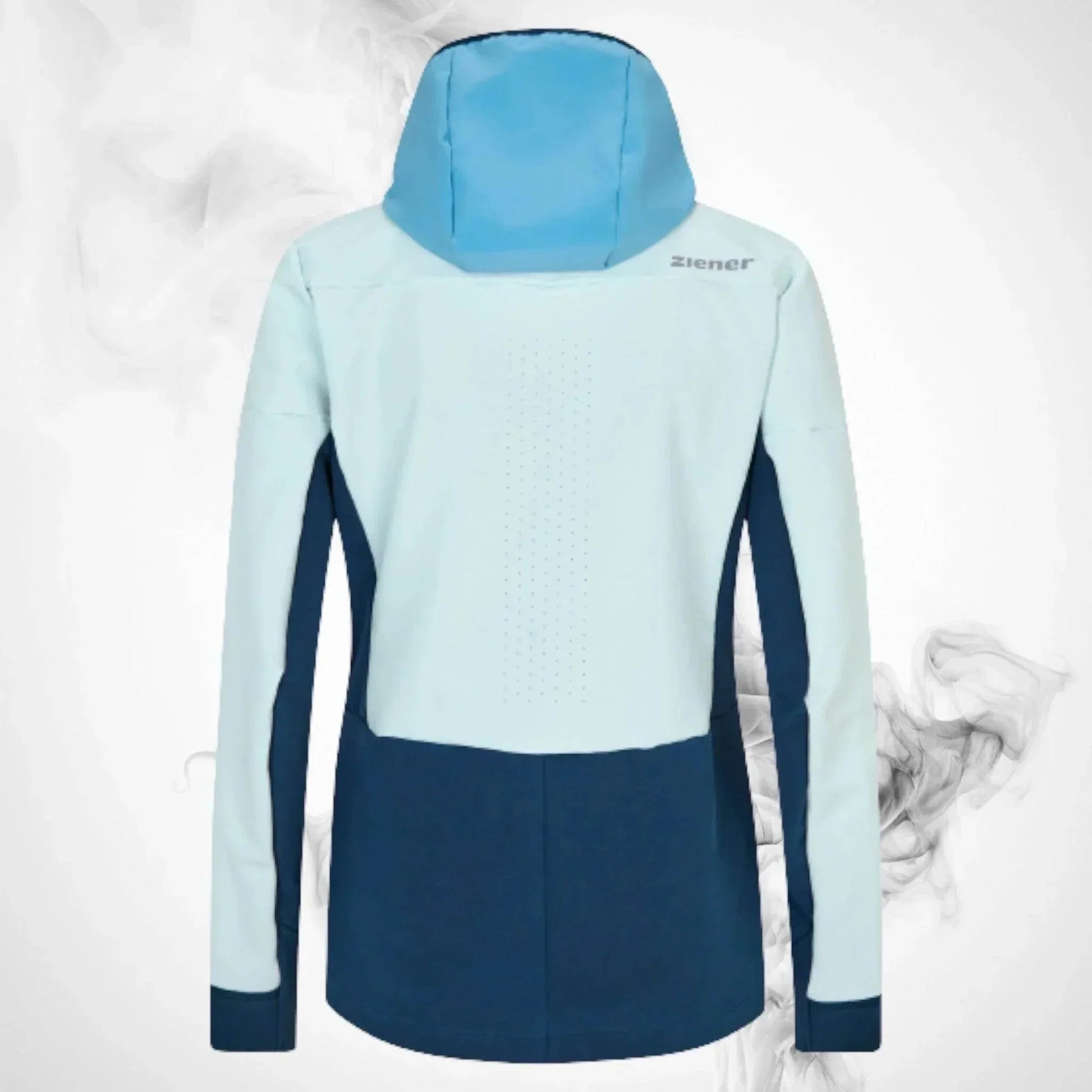 Ski Jacket Ziener Nasinah Lady Ice Morning Blue - 2023/24 | Dash Racegear