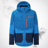 Ski Jacket Ziener Trivor Lady Padded Blue Foggy Print Dark Navy - 2023/24 - Dash Racegear Store