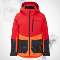 Ski Jacket Ziener Trivor Lady Padded Red Orange Pop - 2023/24 | Dash Racegear
