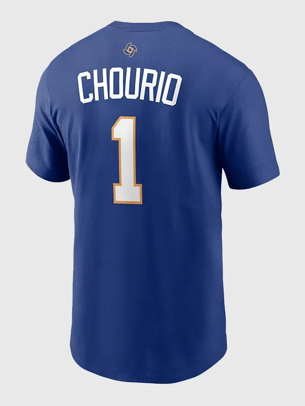 Jackson Chourio Venezuela 2026 World Baseball Classic T-Shirt Shirt unisex detail view 2 | Dash Racegear — Jackson Chourio Venezuela 2026 WBC Nike T-shirt with bold print for proud baseball fans.