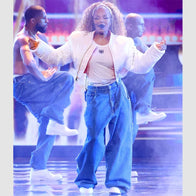 Janet Jackson White Jacket Jacket unisex front product view | Dash Racegear — White Fashion Jacket Worn by Janet Jackson