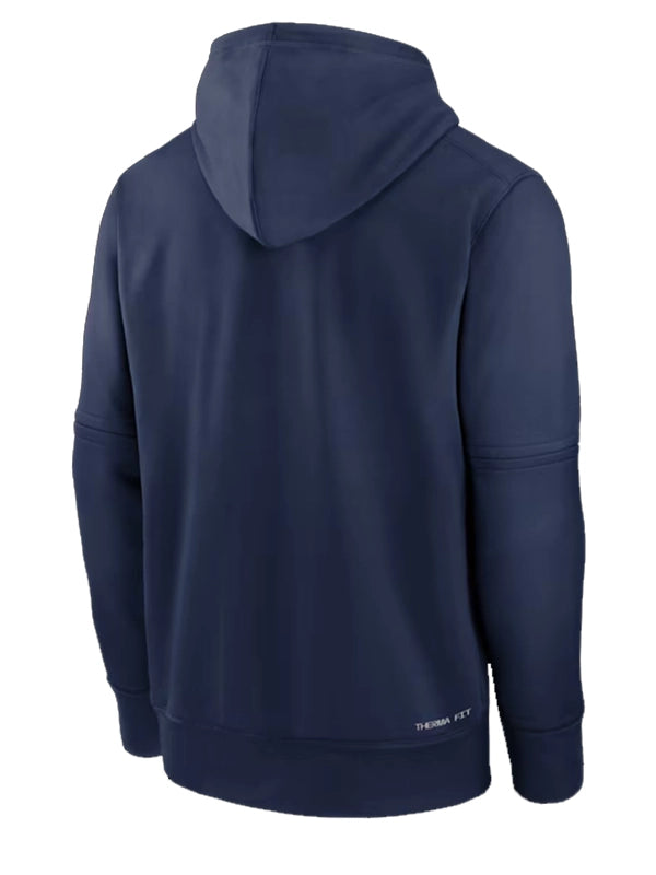 Japan 2026 World Baseball Classic Hoodie Hoodie unisex detail view 3 | Dash Racegear — Japan Baseball Nike 2026 WBC Therma Hoodie, hooded pullover in navy, perfect for fans supporting their team.