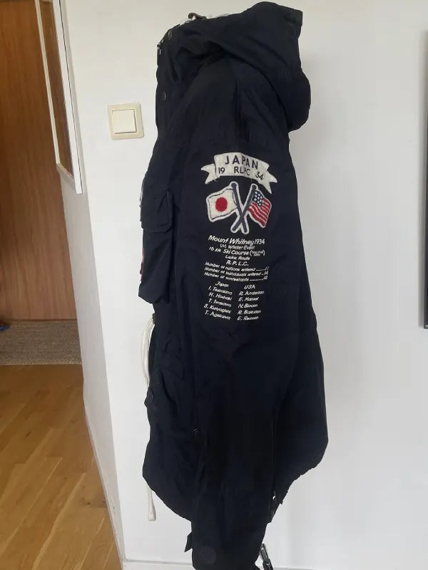 BEAMS x Polo Ralph Lauren Japanorak Blue Jacket Jacket unisex detail view 5 | Dash Racegear — BEAMS x Polo Ralph Lauren Japan Anorak Jacket delivers functional style with bold branding and premium detailing.