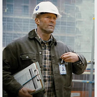 A Working Man 2025 Levon Cade Grey Jacket Jacket unisex front product view | Dash Racegear — A Working Man 2025 Jacket – Levon Cade’s Signature Grey Look