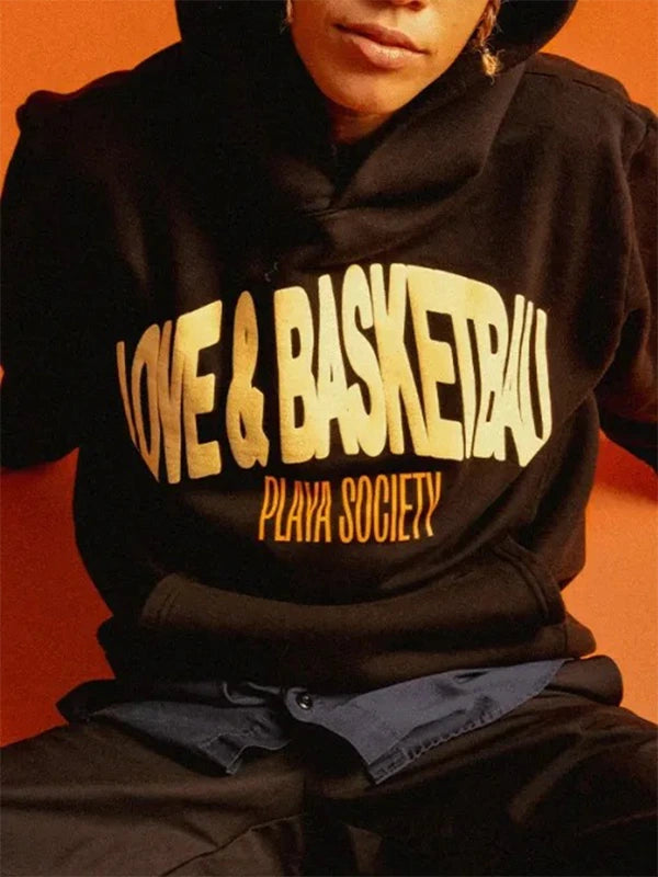 Jason Sudeikis WNBA All-Star Game 2026 Hoodie Hoodie unisex detail view 3 | Dash Racegear — Jason Sudeikis WNBA All-Star Game hoodie showcasing a sleek black finish with premium comfort and modern athletic style.