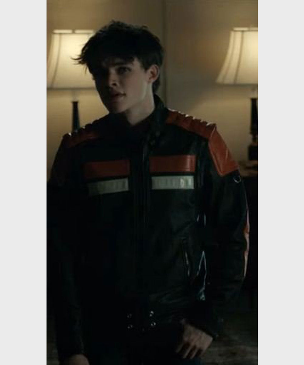 Titans Jason Todd Cafe Racer Jacket Jacket unisex detail view 2 | Dash Racegear — Titans Curran Walters Black Cafe Racer Jacket