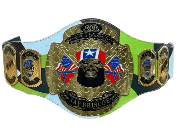 Jay Briscoe ROH world Heavyweight Championship Wrestling Title Belt - 1 | Dash Racegear