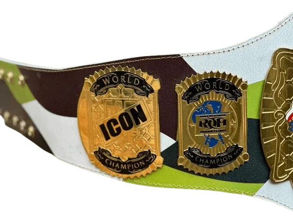 Jay Briscoe ROH world Heavyweight Championship Wrestling Title Belt - 3 | Dash Racegear