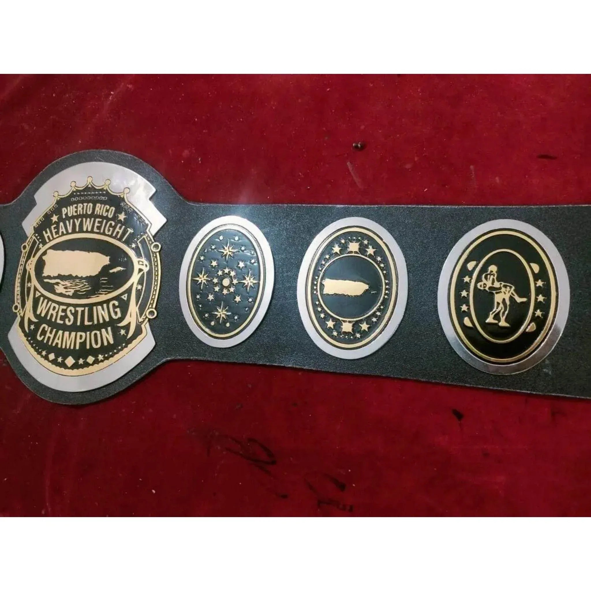 AWA Southern Heavyweight Dual Plated Championship Title Belt - 5 | Dash Racegear