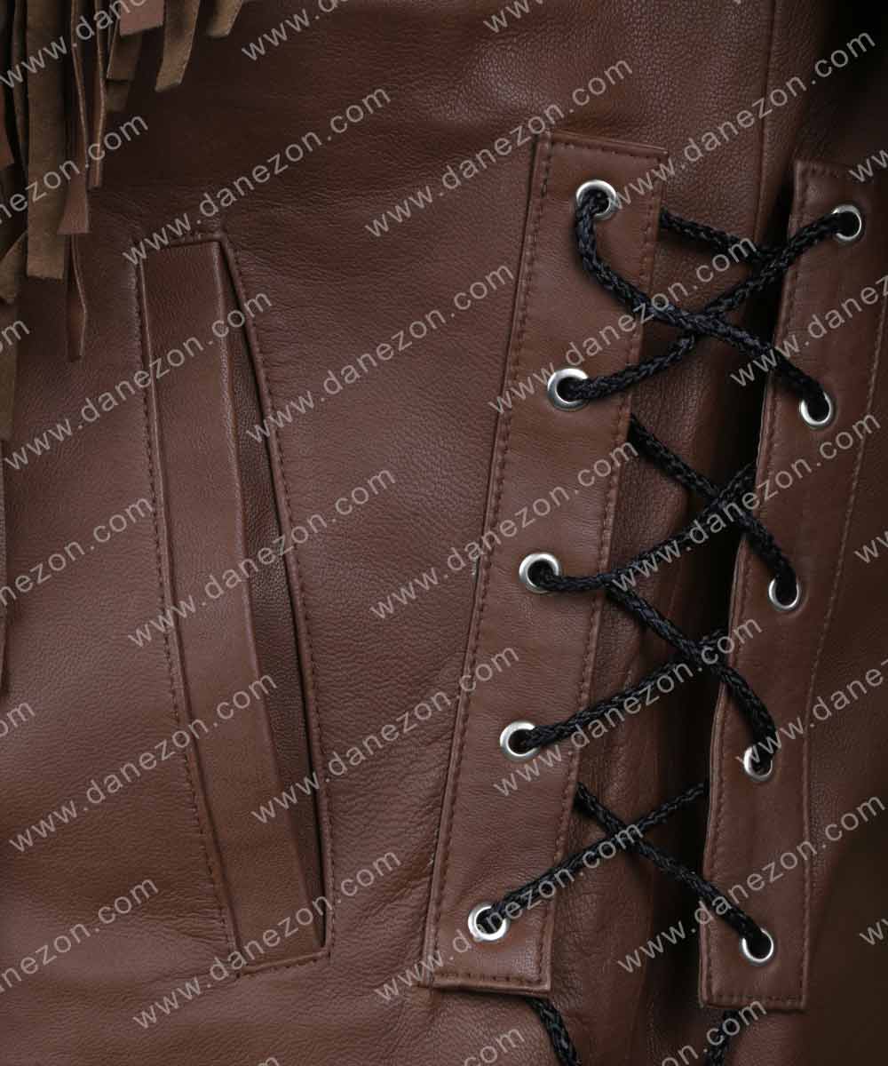 Tiger King Murder Mayhem and Madness Joe Exotic Jacket Jacket unisex detail view 5 | Dash Racegear — Tiger King Murder Mayhem and Madness Joe Exotic Leather Jacket
