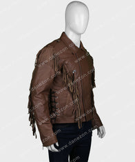Tiger King Murder Mayhem and Madness Joe Exotic Jacket Jacket unisex detail view 3 | Dash Racegear — Tiger King: Murder, Mayhem and Madness Fringe Jacket