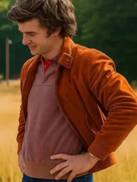 Stranger Things Wrangler Steve Jacket Jacket unisex detail view 2 | Dash Racegear — Stranger Things Wrangler Steve Jacket recreates Steve’s signature look, perfect for casual wear or themed events.