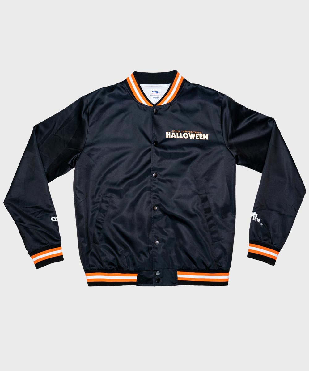 John Carpenters Halloween 1978 Jacket Jacket unisex detail view 2 | Dash Racegear — Satin Logo John Carpenters Bomber Halloween 1978 Jacket