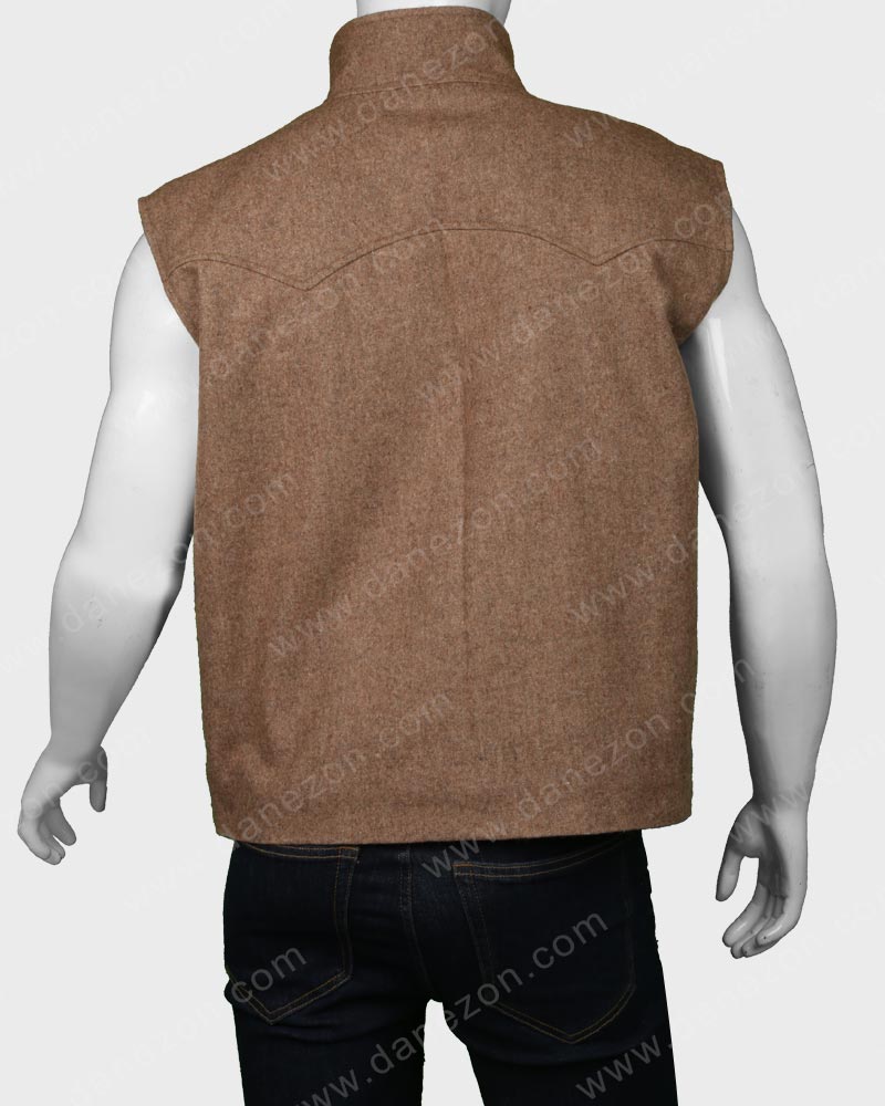 John Dutton Yellowstone S03 Vest Jacket unisex detail view 4 | Dash Racegear — Yellowstone S03 Kevin Costner Vest