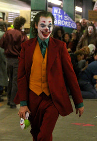 Joker Red Suit Jacket unisex detail view 4 | Dash Racegear — Joaquin Phoenix Joker Red Wool Suit
