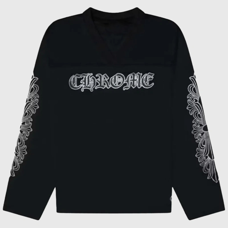 Jordan Chiles CHROME Sweatshirt Sweatshirt unisex detail view 3 | Dash Racegear — Jordan Chiles CHROME sweatshirt merging performance comfort and bold fashion