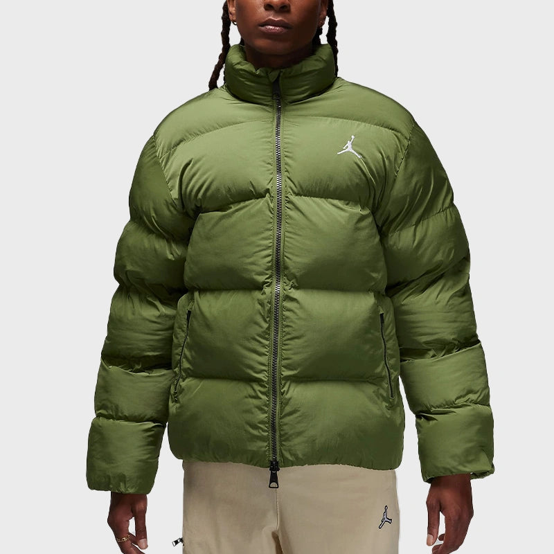 Jordan Essentials Puffer Jacket Puffer Jacket unisex front product view | Dash Racegear — Men And Women Jordan Essentials Puffer Jacket