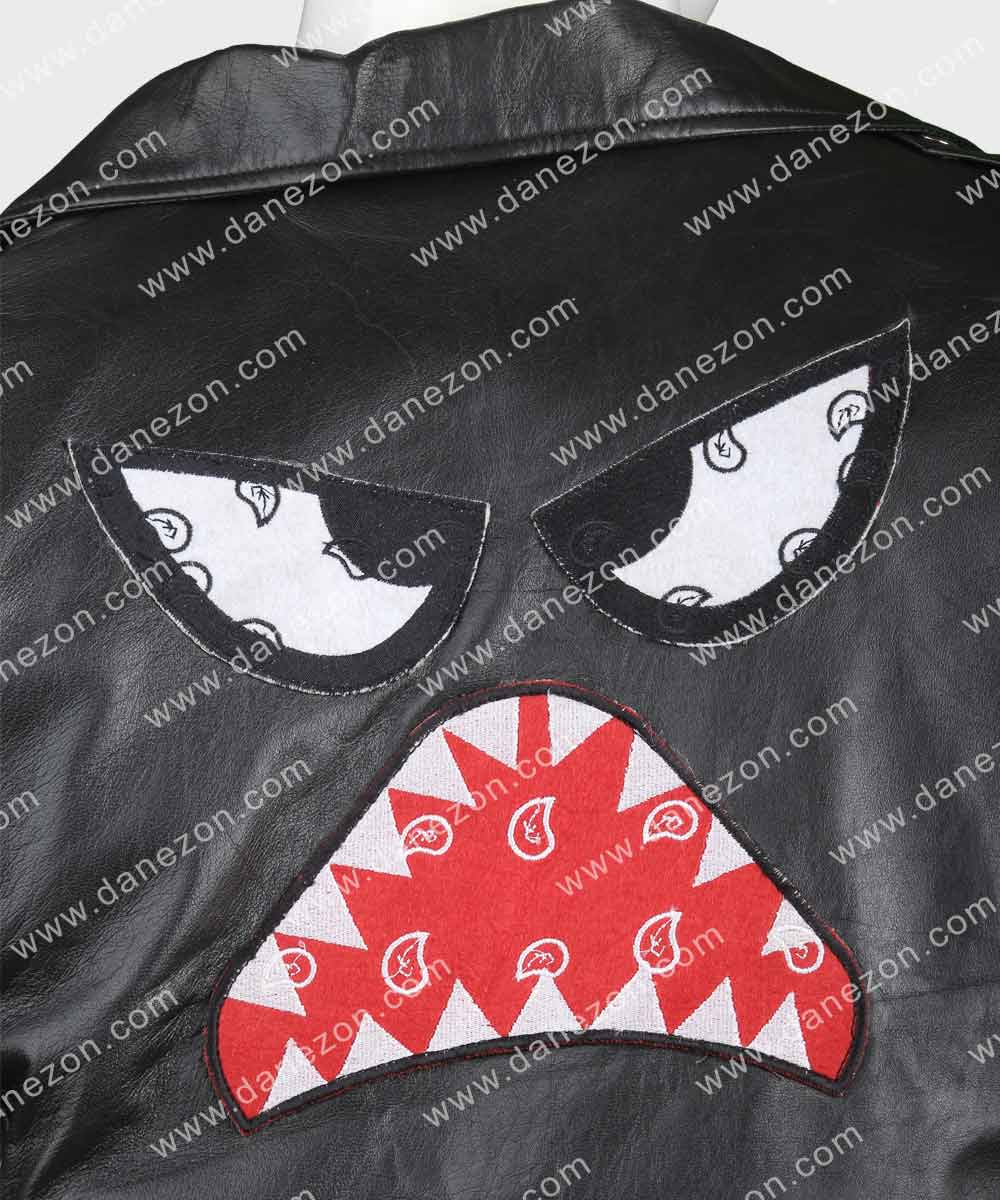 Julian Casablancas Shark Jacket Jacket unisex detail view 4 | Dash Racegear — Julian Casablancas Leather Jacket