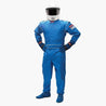 Junior Deluxe One Piece 2 Layer SFI - 5 Suit - Blue - 157 CM / Euro 40 - Black