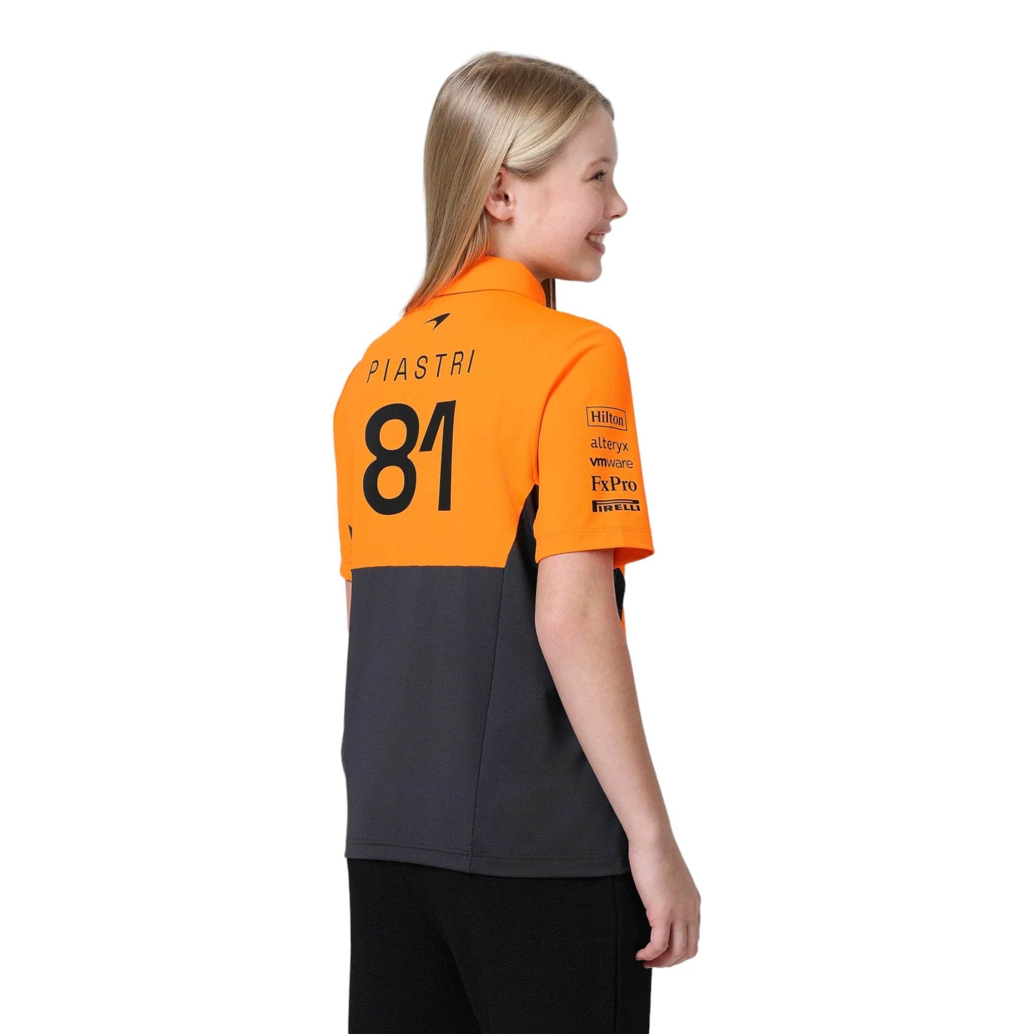 Junior Official Teamwear Polo Shirt Oscar Piastri Formula 1 - Dash Racegear Store