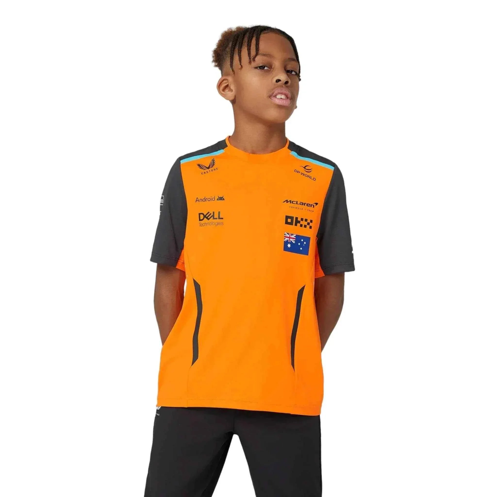 Junior Official Teamwear Set Up T - Shirt Oscar Piastri Formula 1