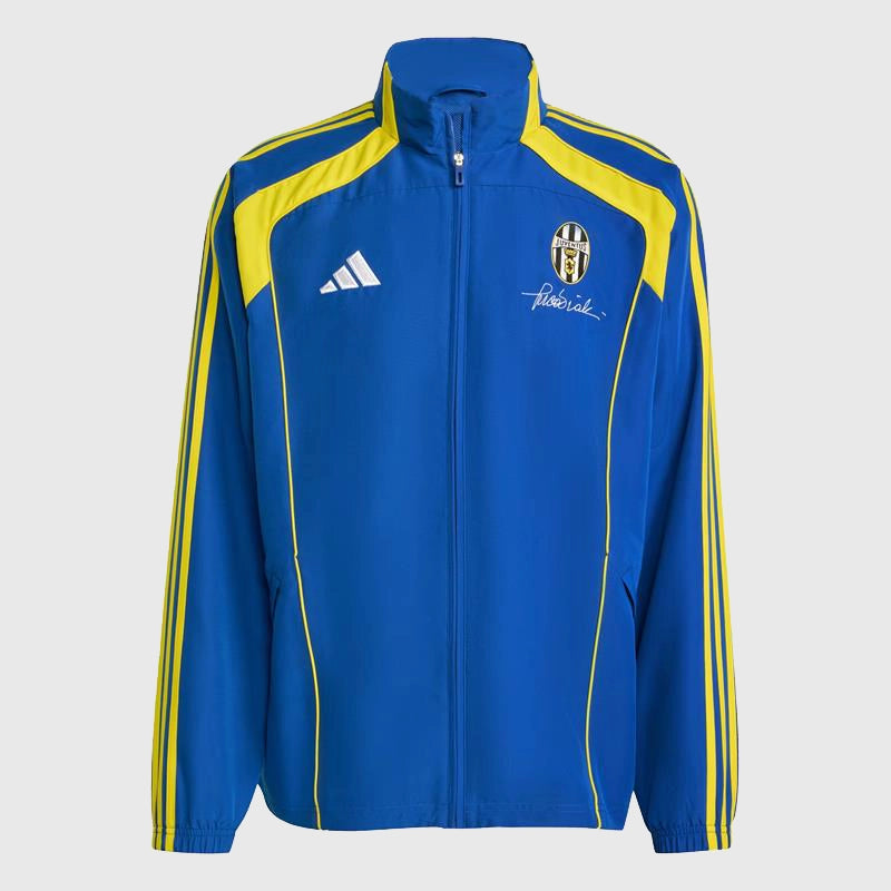 Adidas Juventus Vialli Pack Track Jacket Jacket unisex front product view | Dash Racegear — Adidas Juventus Vialli Pack Track Jacket – Retro Club Pride