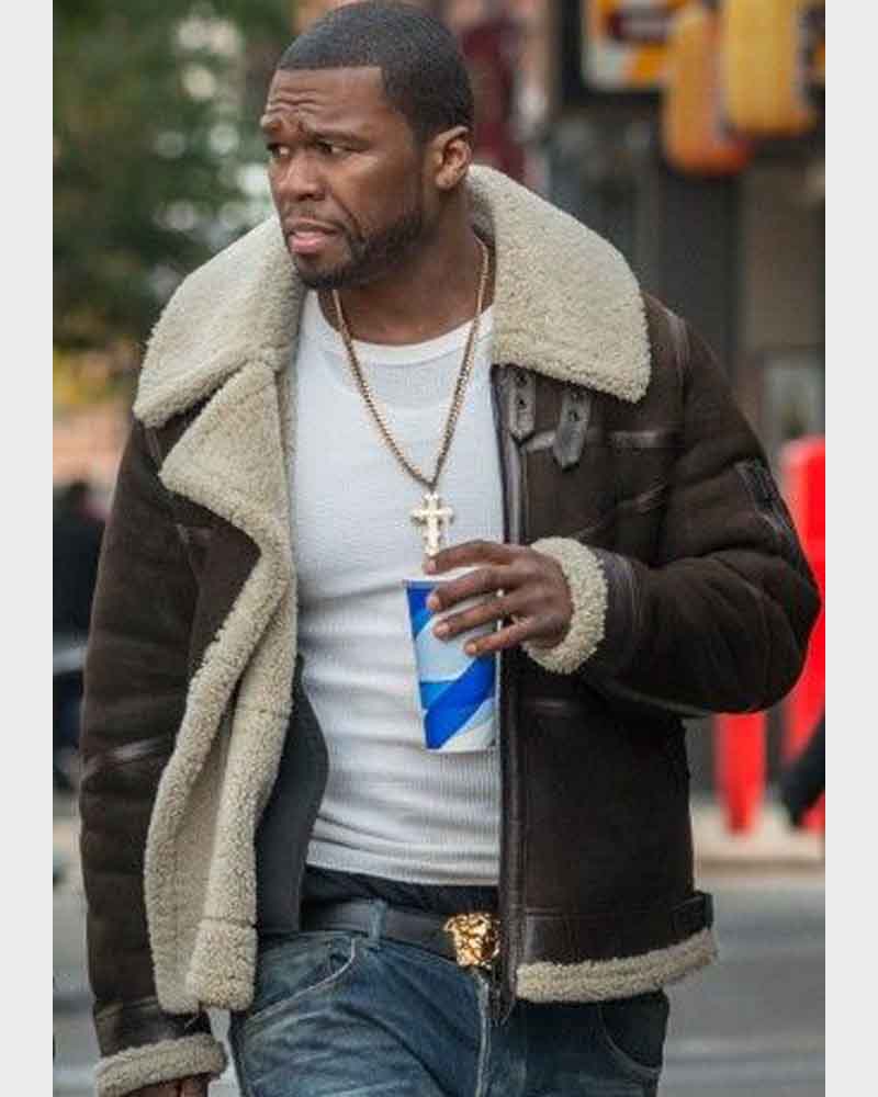 Power 50 Cent Shearling Jacket Jacket unisex detail view 5 | Dash Racegear — Power 50 Cent Shearling Leather Jacket