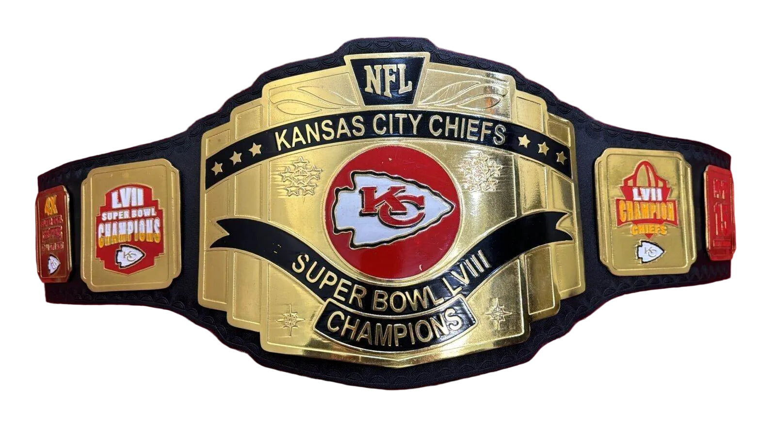 Kansas City Chiefs Super Bowl LVIII Champions NFL Championship Belt - 1 | Dash Racegear