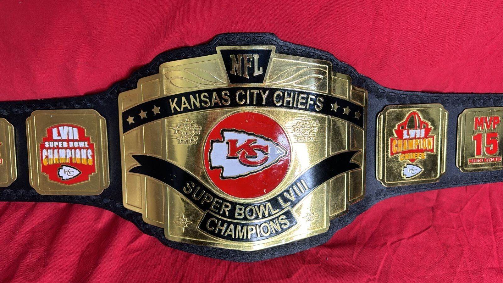 Kansas City Chiefs Super Bowl LVIII Champions NFL Championship Belt - 2 | Dash Racegear