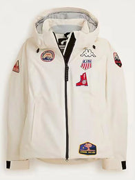 Kappa for U.S. Ski & Snowboard by J.Crew Ski Jacket Jacket unisex front product view | Dash Racegear — U.S. Ski & Snowboard x J.Crew Kappa Ski Jacket, lightweight, stylish, and perfect for skiing or everyday wear.
