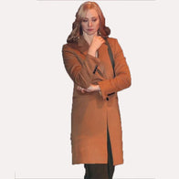 Daredevil 2025 Karen Page Brown Trench Coat Jacket unisex detail view 4 | Dash Racegear — Daredevil 2025 Fashion – Karen Page Brown Trench Coat for Fans