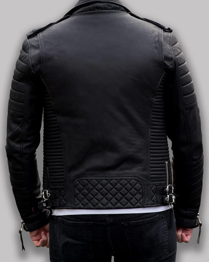 Kay Michaels Biker Leather Jacket Leather Jacket unisex detail view 3 | Dash Racegear — Kay Michaels Biker Jacket