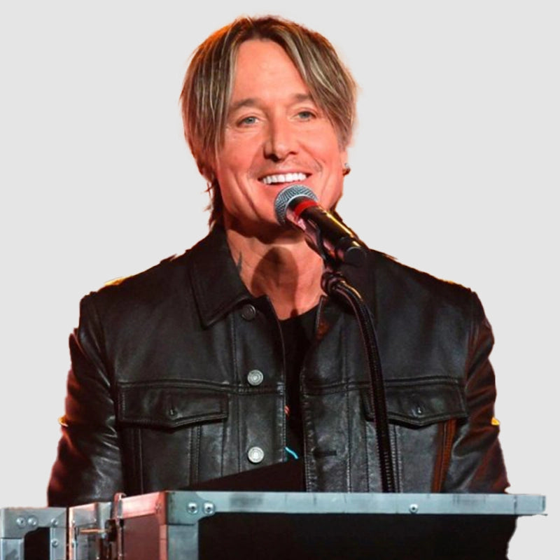 Keith Urban 2025 CMA Touring Awards Leather Jacket Leather Jacket unisex detail view 3 | Dash Racegear — CMA Touring Awards 2025 Leather Jacket – Keith Urban Style